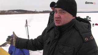 Зимняя рыбалка на ижевском пруду
