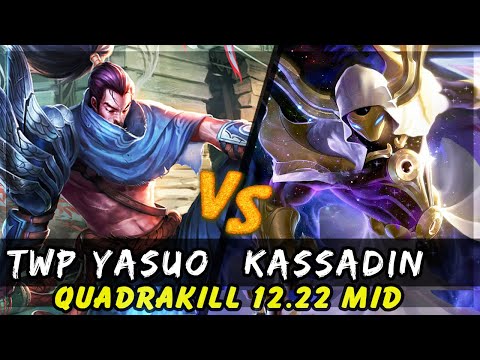 TheWanderingPro - Yasuo vs Kassadin MID Patch 12.22 - Yasuo Gameplay