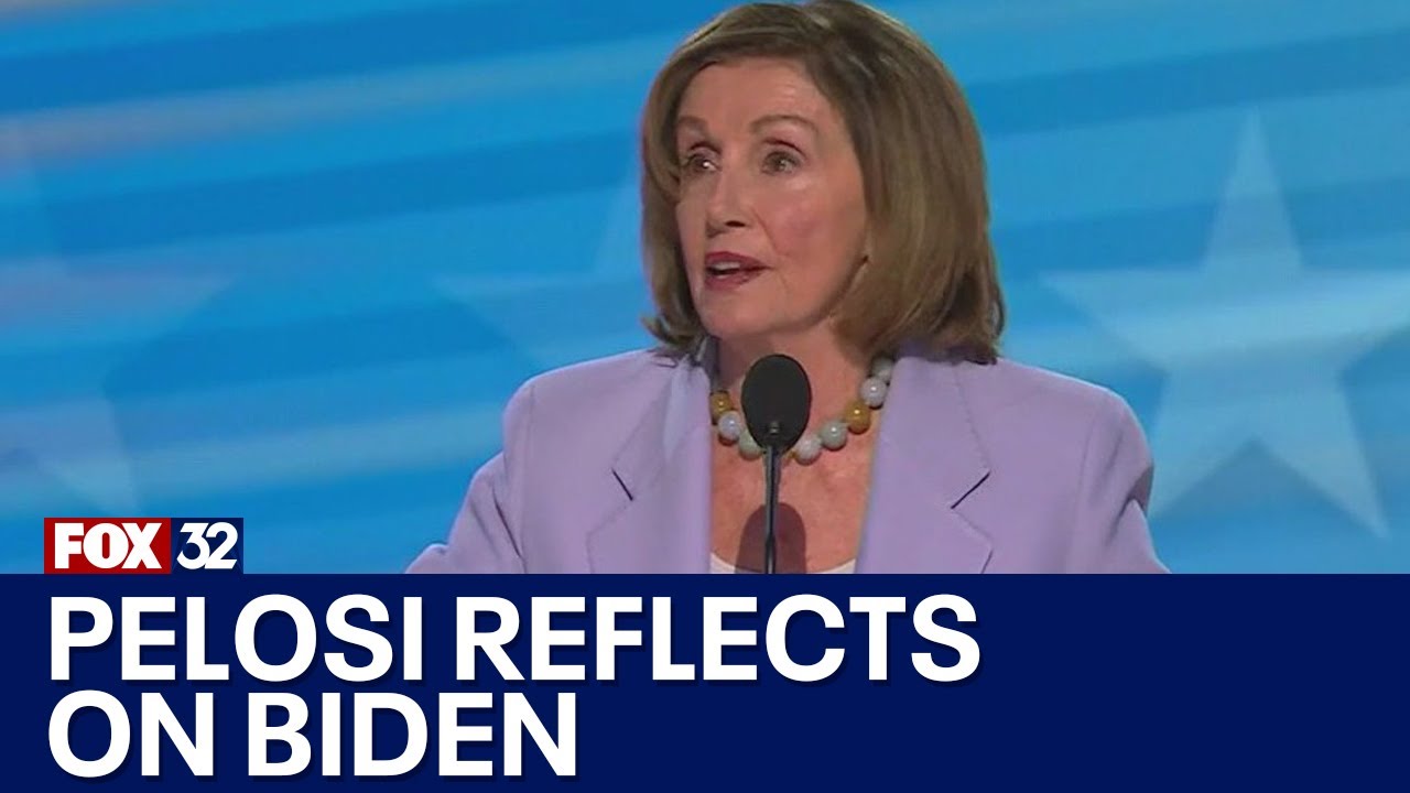 Nancy Pelosi reflects on urging Biden to drop out