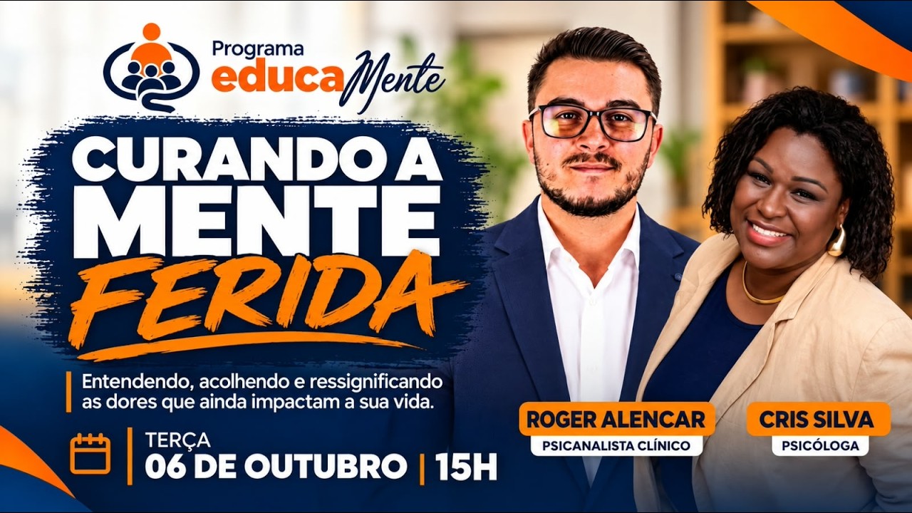 ENTENDENDO, ACOLHENDO RESSIGNIFICANDO AS DORES QUE AINDA IMPACTAM A SUA VIDA! - 06/10 - (AO VIVO)