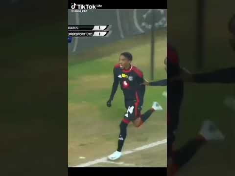 Monnapule Saleng goal vs SuperSport ❤️☠️🔥 #orlandopirates #southafrica #football #saleng #mofokeng