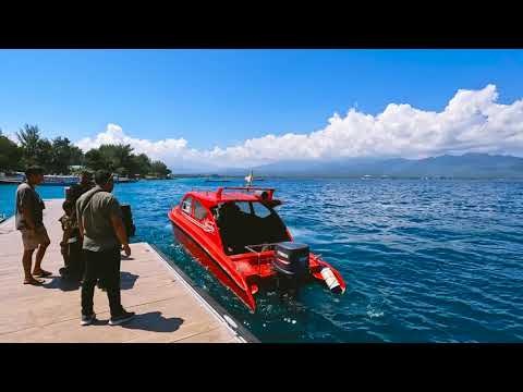Walk around the island of Gili Air along the coast. Indonesia 2023 Part 4