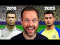 I built Ronaldo's Past & Present team