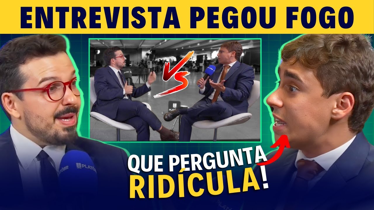 Jornalista MALICIOSO TOMA ESCULACHO de Nikolas Ferreira ao vivo