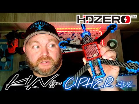 KINfpv Cipher HDZ Frame Designed for HD Zero Freestyle 1Watt Vtx!