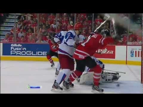5:6 Goal GORMLEY Brandon (Canada - Russia) U20 Hockey World Championship 2012