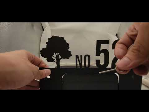 How to Turn on the Solar Lamp for House Number Plate