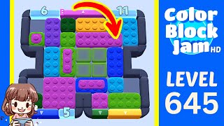Soluzione del Livello 645 di Color Block Jam