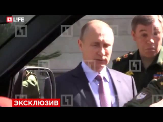 Генерал оторвал ручку автомобиля на глазах у Путина (фото + видео) 