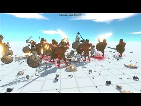 Skeleton squad vs squads: Achilles's, Rome, Sparta in Animal Revolt Battle Simulator!!! - GamesTI