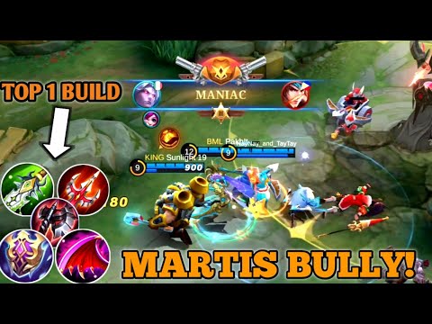 MARTIS AGGRESSIVE GAME PLAY IN RANK GAME WITH 1 SAVAGE😮🔥 ~MLBB