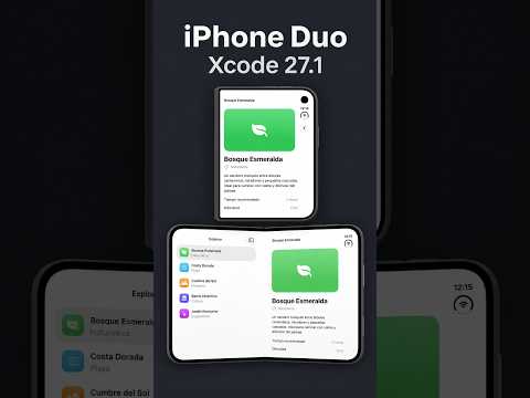 Quick look at Xcode 27.1 and iPhone Duo Simulator! thumbnail