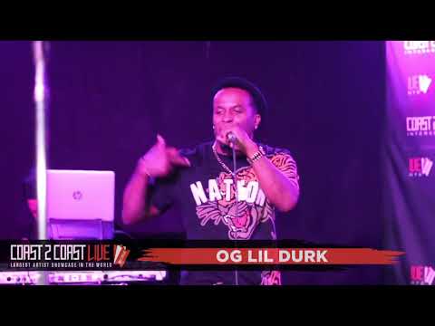 Og lil durk Performs at Coast 2 Coast LIVE | Houston All Ages Edition 1/6/19