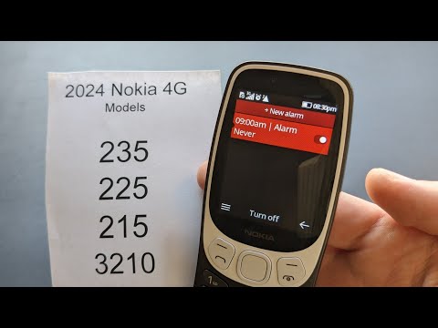 How to Add Alarms on Nokia 235 , 225 , 215 ( 4G 2024)