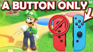 Luigi wins by doing &quot;absolutely nothing&quot; (A-button ONLY challenge) Mario Party Superstars