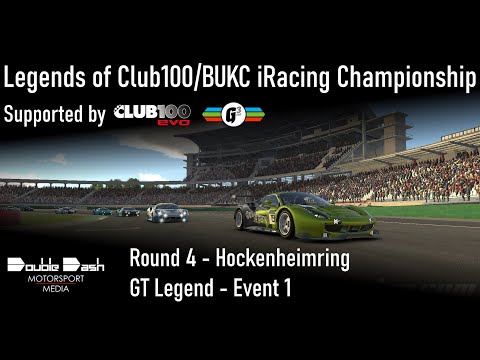 2021 Legends of Club100 / BUKC iRacing Championship - Round 4 - Hockenheimring