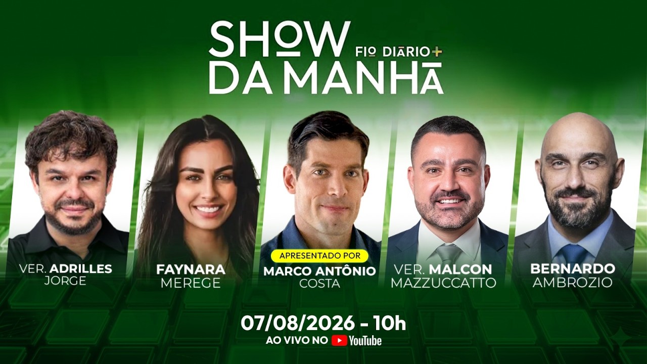 SHOW DA MANHÃ - ÁUDIOS EXPÕEM LIGAÇÃO DE LULINHA COM LOBISTA - 07/08/2026