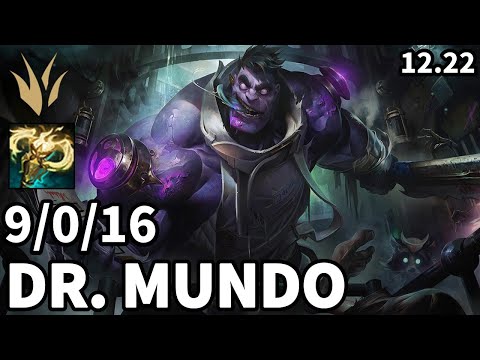 Dr. Mundo Jungle vs  Hecarim - KR Master | Patch 12.22