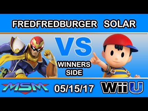 MSM 97 - FredFredBurger (Captain Falcon) Vs. Solar (Ness) Winners Side - Smash Wii U