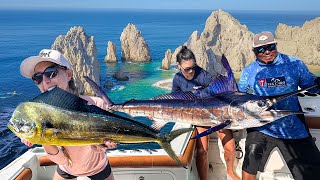 The Top Fishing Destination in the World!!! (Crazy Seals, Striped Marlin and Mahi) Cabo, Mexico