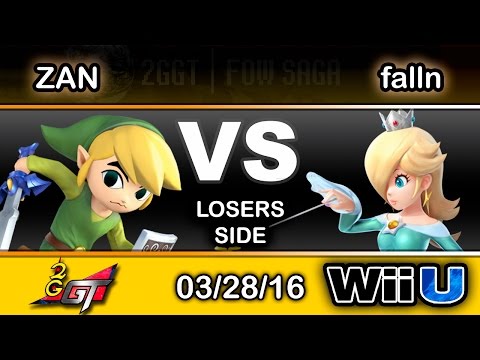 2GGT: FOW Saga - FAD | Zan  (Toon Link) Vs. LooK | falln (Rosalina & Luma) Losers Side - Smash Wii U