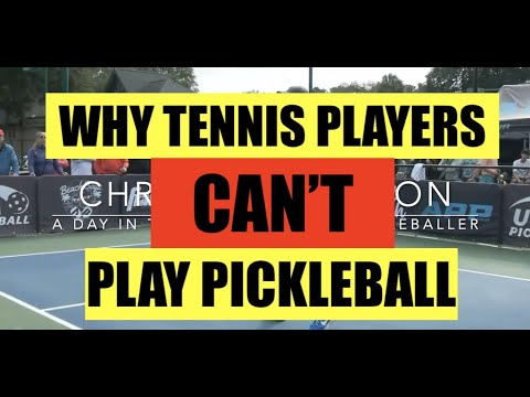 Tennis Players ARE NOT Good at Pickleball (doubles)