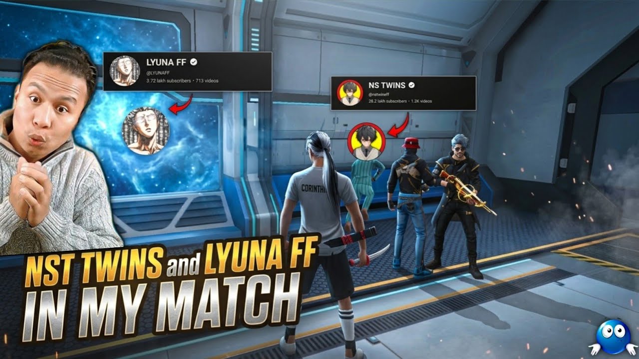 NS TWINS AND LYUNA FF IN MY MATCH😱പിന്നെ നടന്നത്🥶അവസാനം BHOOYH അടിച്ച്🔥