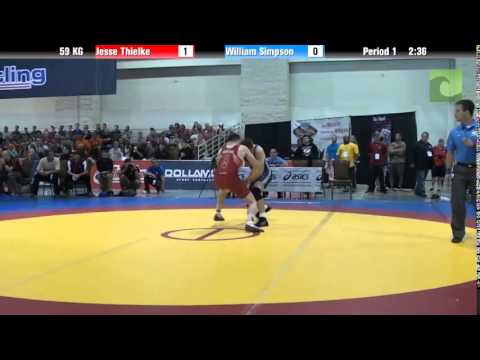 59 KG Jesse Thielke vs William Simpson