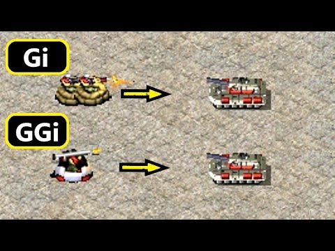 who kills tanks faster? - GGi or Gi - Same Cost - Red Alert 2