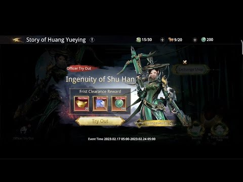 Officer Try Out! Ingenuity of Shu Han (Mythic - Huang Yueying) - Dynasty Legends 2