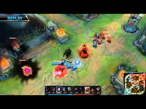 TSM Bjergsen Ahri 1v1 mancloud Zed - TSM vs CST Game 1 (NA LCS Spring 2015)