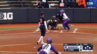 Softball: UW vs Illinois, 03/29/25
