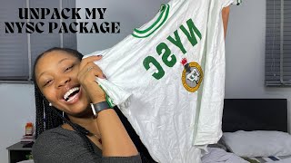 UNPACK MY NYSC PACKAGE WITH ME