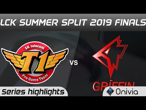 SKT vs GRF Highlights All Games LCK Summer 2019 Finals SK Telecom T1 vs Griffin Highlights by Onivia
