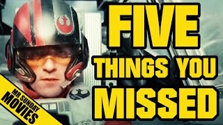 STAR WARS: THE FORCE AWAKENS Trailer - Easter Eggs, References &amp; Things You Missed