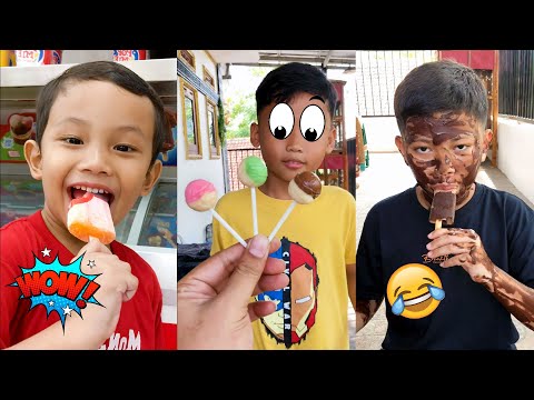 BELI ES KRIM UPIN IPIN, SEMUANYA BLEPOTAN MAKAN ES KRIM‼️ | KUMPULAN SHORTS MARVIN PART 2