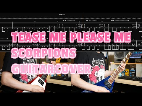 tease me please me guitar cover with screen tab