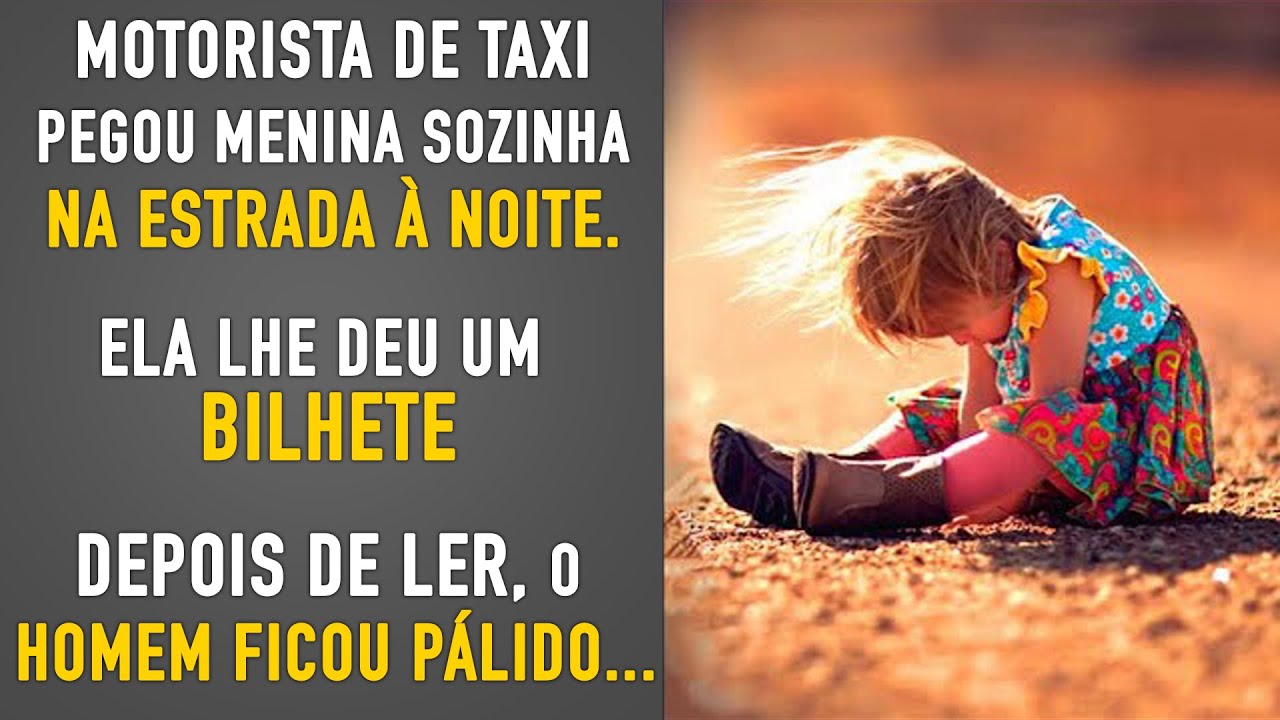 Um Taxista Pegou essa Garotinha e 5 minutos Depois Percebeu que ela Precisava de Ajuda!