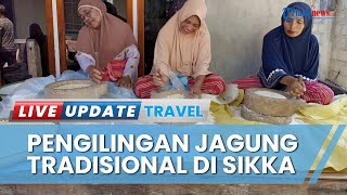 Mengenal Lolisa'a Gandu, Penggilingan Jagung Warisan Leluhur Suku Buton di Pulau Pemana Sikka