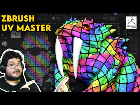 ZBrush UV Master Explained — Easiest Way to Unwrap Your Models!