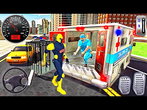 Ambulance Animals Driving Emergency Simulator - Doctor Robot Rescue - Best Android GamePlay