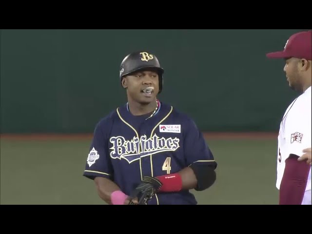 【5回表】バファローズ・ヘルマン 制球難のイーグルス・松井裕を捉え逆転の3点タイムリー2ベース!!  2014/9/8 E-Bs