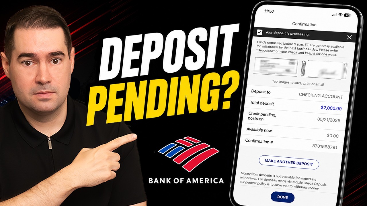 Bank of America Deposit Pending? Here Is What It Means