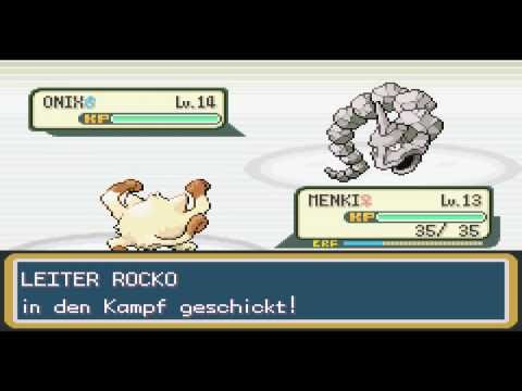 Let's Play Pokémon Feuerrot [Part 4 - Erster Orden und Glutexo! / German]