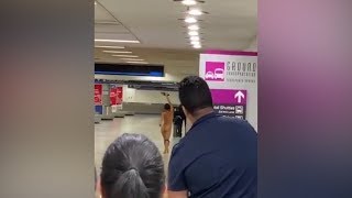 Mujer se desnudó en un aeropuerto de Miami
