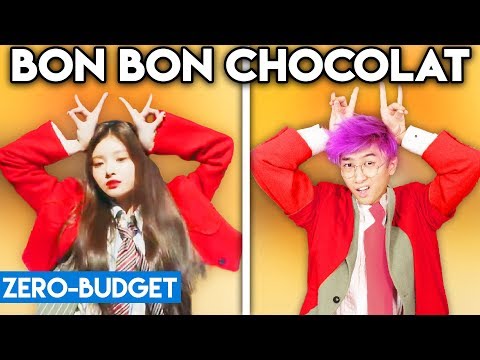 K-POP WITH ZERO BUDGET! (EVERGLOW - Bon Bon Chocolat)