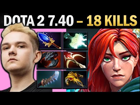 Windranger Pro Carry with Mjolnir and Satanic - Dota Gameplay