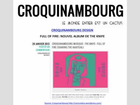 Croquinambourg #10 musique the knife full of fire shaking the habitual