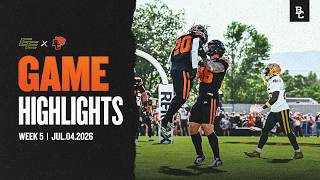 CFL WEEK 5 HIGHLIGHTS | Edmonton Elks vs BC Lions | July.04.2026