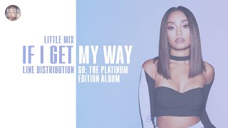 Little Mix - If I Get My Way ~ Line Distribution